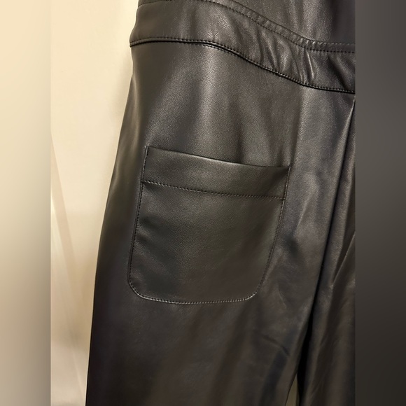 LEFTIES NWT Vegan Leather Salopette - Picture 3 of 6